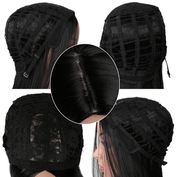 ✨Randy 22” Black MIDDLE PART WIG *NWT* ✨ main image 6